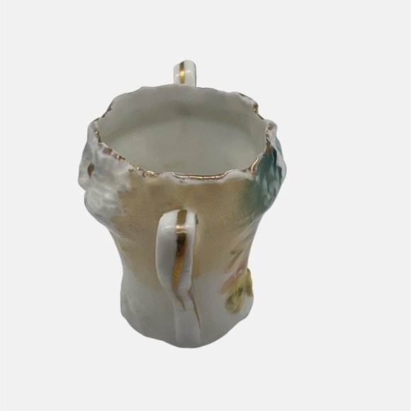 RS Prussia Two Handled Toothpick Holder Carnation Mold Reinhold Schlegelmilch - Picture 6 of 6